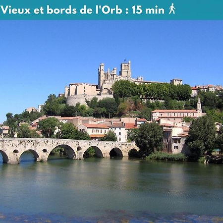 Elegant Studio Climatise 'Alma 2' - Coeur De Beziers - Wifi Fibre - Netflix Bagian luar foto