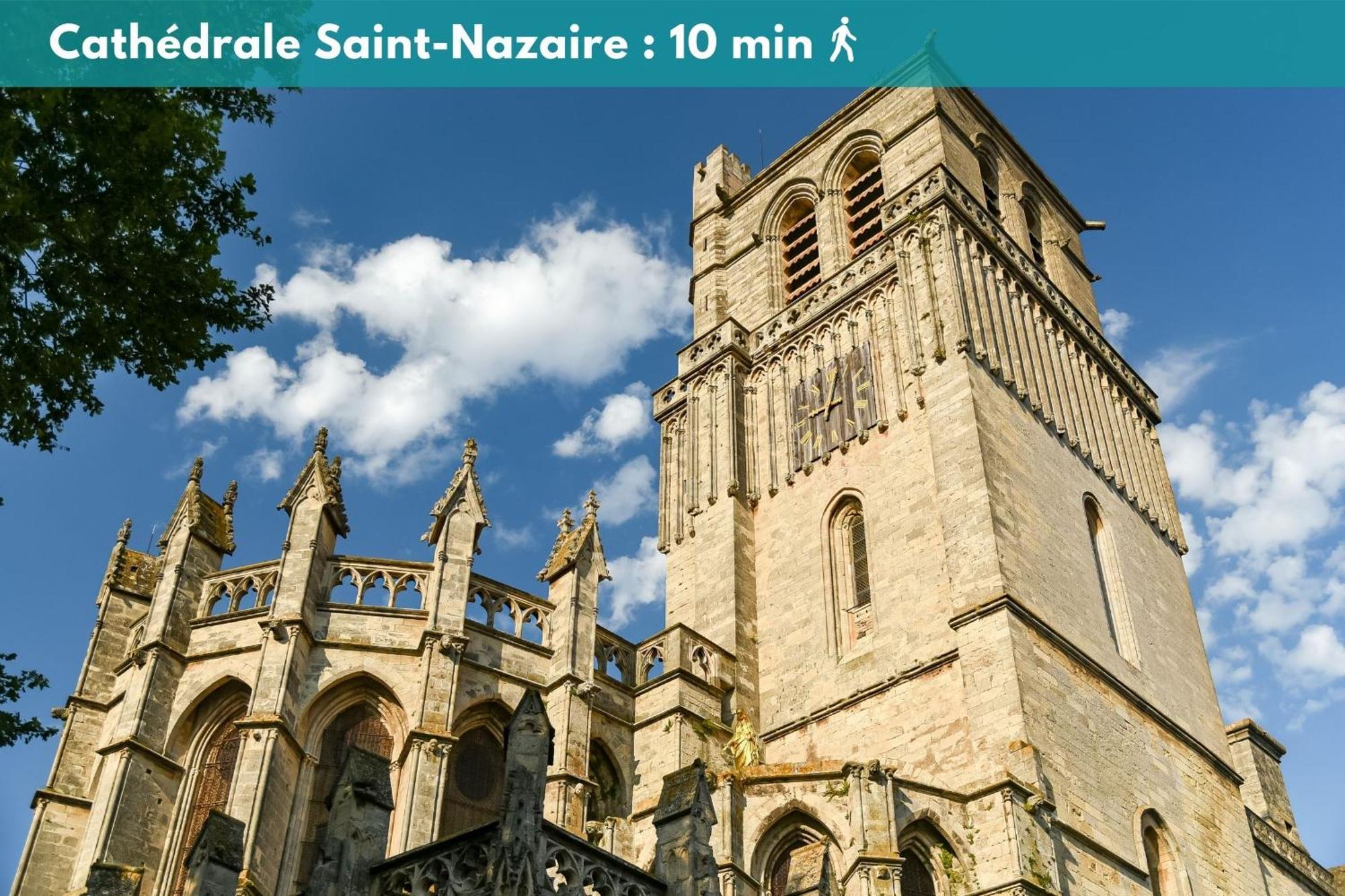 Elegant Studio Climatise 'Alma 2' - Coeur De Beziers - Wifi Fibre - Netflix Bagian luar foto